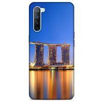 Oppo Reno 3 Kılıf Dünya Mimarisi (46) Core Armor Kılıf Marina Bay Sands Singapur