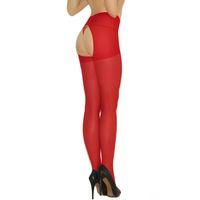 Özel Bölgesi Açık Kırmızı Fantazi Külotlu Çorap Brf2035