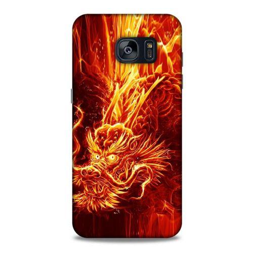 Samsung Galaxy S7 Edge Kılıf Dragons (12) Koruyucu Silikon Ateş Ejderhası