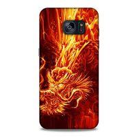 Samsung Galaxy S7 Edge Kılıf Dragons (12) Koruyucu Silikon Ateş Ejderhası