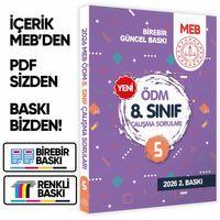 2026 LGS MEB Çalışma Soruları Ölçme Değerlendirme Merkezi ÖDM 8 Sınıf Çalışma Kitabı 5 BASKI ÜCRETİ