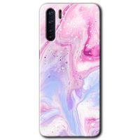 OPPO Oppo A91 Kılıf HD Desen Baskılı Arka Kapak - Kabarmış Leke