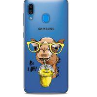 Zoologix (1) Samsung Galaxy A20s Şeffaf Kılıf Silikon Desenli