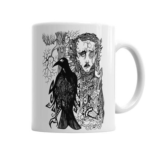 Edgar Allan Poe Kupa Bardak Porselen