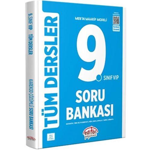 9. Sınıf VİP Tüm Dersler Soru Bankası Editör Yayınları