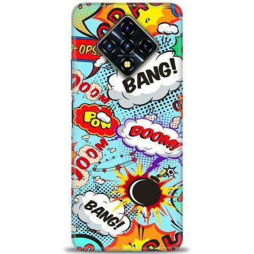 Infinix Zero 8 Kılıf HD Baskılı Kılıf - Bang Boom + Tam Ekran Koruyucu