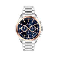 Slazenger SL.09.2567.2.02 Quartz Çelik Gri Lacivert Kadran 47 mm Erkek Kol Saati