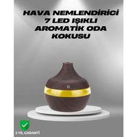 Aromaterapi Uyumlu 300 Ml Led Işıklı Oda Kokusu Difüzörü
