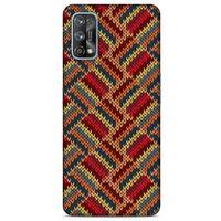 Kazak (35) Desenli Silikon Kapak Oppo Realme 7 Pro Kılıf