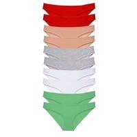 10 Adet Süper Eko Set Likralı Kadın Slip 506