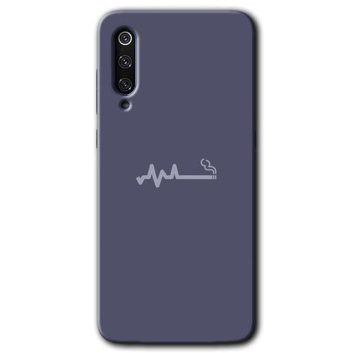 Xiaomi Mi 9 HD Baskılı Kılıf + 9D Tam Ekran Koruyucu - Sigara Zararlıdır