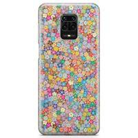 Xiaomi Redmi Note 9 Pro Kılıf Minik Çiçekler Arka Kapak Koruma Desenli Full Koruyucu