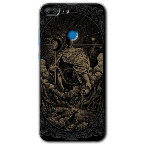 Honor 9 Lite HD Baskılı Kılıf + 9D Tam Ekran Koruyucu - Kıyamet