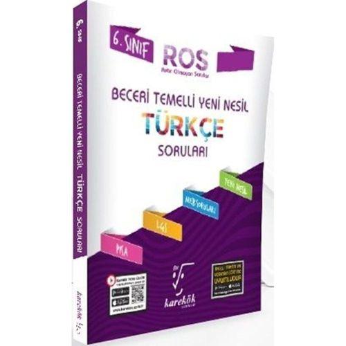 6. Sınıf Türkçe ROS Serisi Soru Bankası Karekök Yayınları