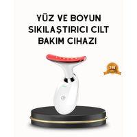 Boyun Ve Gıdı Toparlayıcı Ems Cilt Sıkılaştırıcı 7000 Titreşim Isı Terapisi