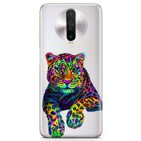 Xiaomi Redmi Poco X2 Kılıf Kaplan Colorful Arka Kapak Koruma Desenli Full Koruyucu