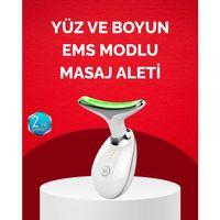 Usb Şarjlı Led Işık Terapili Yüz Boyun Bakım Cihazı