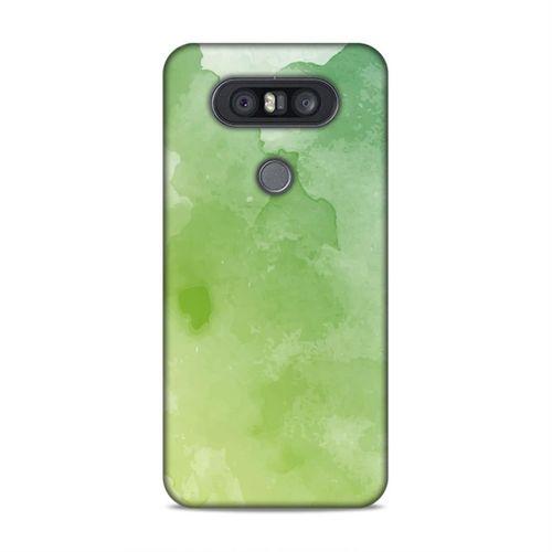 LG Q60 Kılıf Yesil Hayaller Arka Kapak Silikon Koruma Full Koruyucu