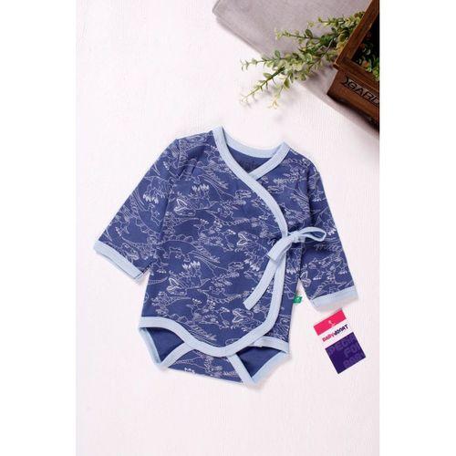 Kruvaze Bağlamalı Dinazor Desenli 2'li Erkek Takım