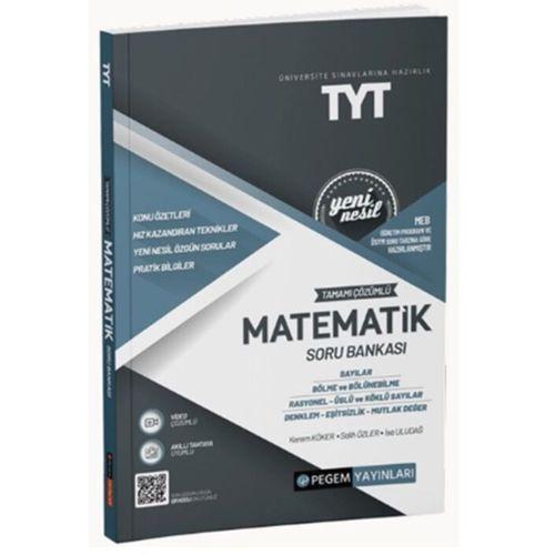 TYT Matematik Yeni Nesil Soru Bankası Pegem Yayınları