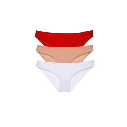 3 Adet Süper Eko Set Likralı Kadın Slip Külot 541