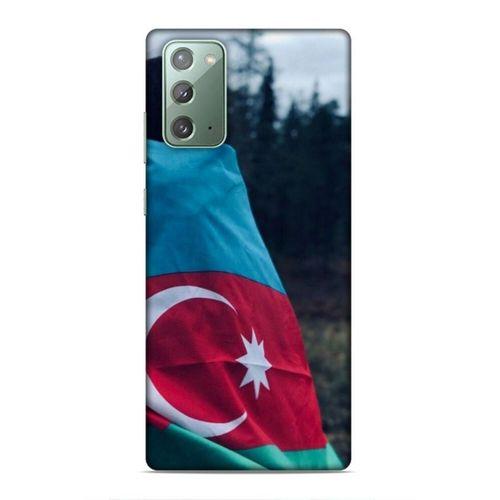 Samsung Galaxy Note 20 Uyumlu Kılıf Azarbaijan (38) Neo Hybrid Kılıf Bayrak Kadın