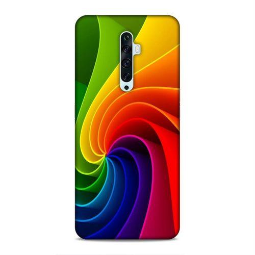 Oppo Reno 2Z Kılıf Ruzgar Gulu Arka Kapak Silikon Koruma Full Koruyucu