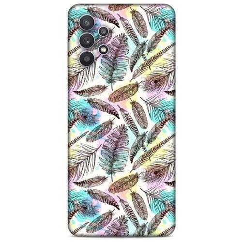 Lopard Samsung Galaxy A32 Uyumlu Kılıf Tüyler (2) Kabı