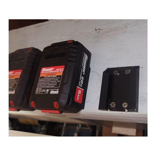 Bauer 20V Pil Pegboard Tutucu Duvara Monte Edilmiş 3D Baskı (Bu ürün Sadece Plastik parçadır - Almadan Önce Soru Sorabilirsiniz)