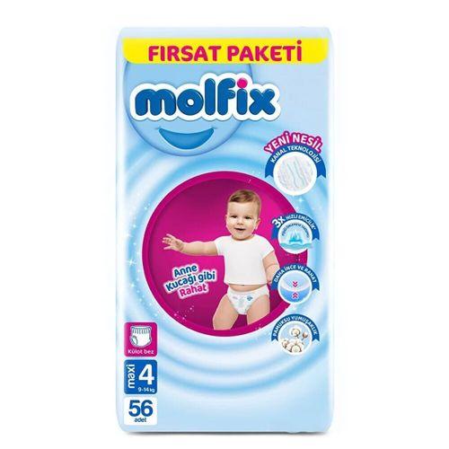 Molfix Molfix Külot Bez Fırsat Paketi 4 Beden 9-14 Kg 56 Adet