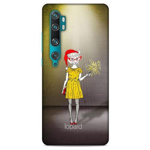 Xiaomi Mi Cc9 Pro Kılıf FunnyMaX (32) Soft Silikon Kılıf Turuncu Kahve