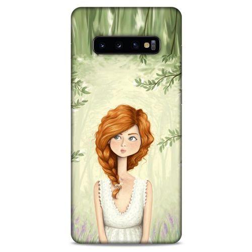Samsung Galaxy S10 Plus Kılıf Depresyon (25) Antişok Kapak Siyah Gri