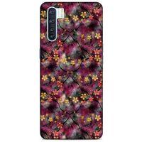 Oppo A91 Uyumlu Kılıf Pembe Delisi (10) Full Koruma Kılıfı Çiçek