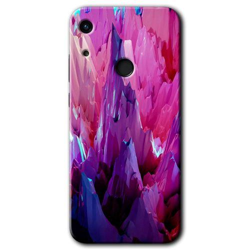 Huawei Y6s 2019 Kılıf HD Desen Baskılı Arka Kapak - Abstraction Sharp