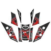 YAMAHA Yamaha Xmax 2018 - 2022 Uyumlu Tank Pad Set 009