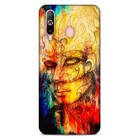 Lopard Samsung Galaxy A60 Uyumlu Kılıf Manipülasyon ☻ (34) Slim Armor Kılıf Desenli