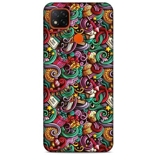 Graffitix (44) Desenli Silikon Kapak Xiaomi Redmi 9C Kılıf