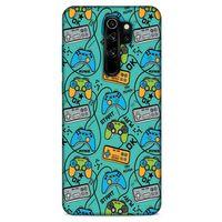 Retro (4) Desen Koruma Kılıfı Renkli Xiaomi Redmi Note 8 Pro Kılıf