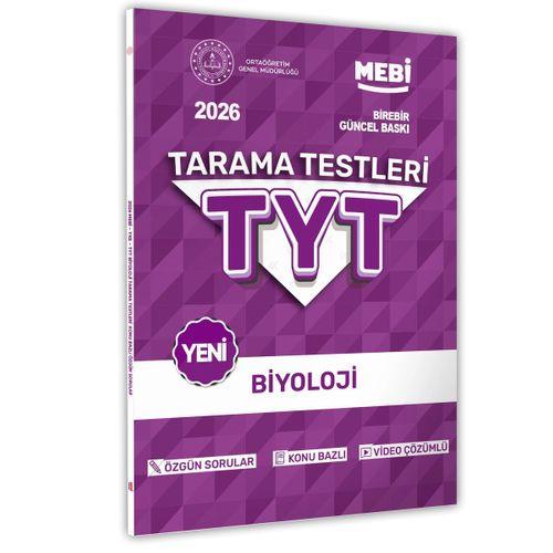 2026 YKS-TYT MEBİ-OGM Biyoloji Özgün Tarama Testleri Kitabı A4 Boyut Renkli Görsel BASKI ÜCRETİ
