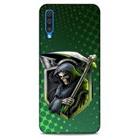 Samsung Galaxy A30s Uyumlu Kılıf Motorsiklet (29) Arka Koruma Kılıfı Kurukafa