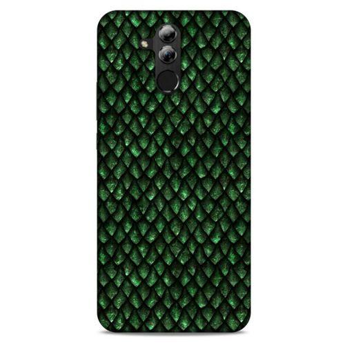 Huawei Mate 20 Lite Kılıf Dragons (5) Koruma Kabı Ejderha Koyu Yeşil Pul