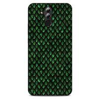 Huawei Mate 20 Lite Kılıf Dragons (5) Koruma Kabı Ejderha Koyu Yeşil Pul