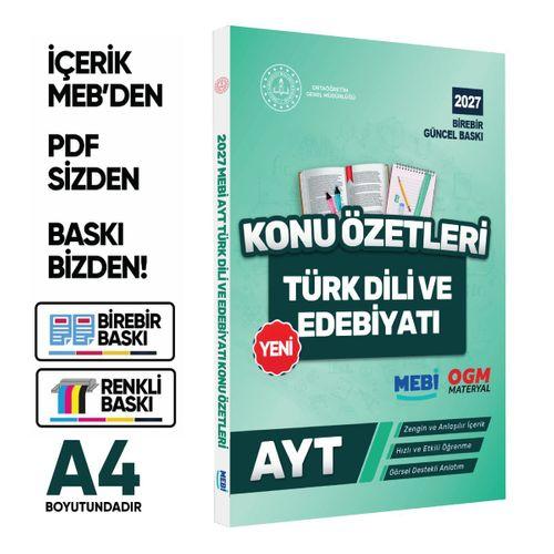 2027 YKS-AYT MEBİ-OGM Pratik Konu Özet Kitap SETİ RENKLİ A4 Boyut Görsel Destekli BASKI ÜCRETİ