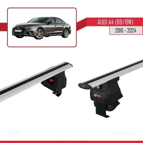 Audi A4 (B9/8W) 2016 ve Sonrası ile uyumlu ACE-4 Ara Atkı Tavan Barı GRİ