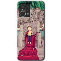 Oppo Reno 7 4G HD Baskılı Kılıf + 9D Tam Ekran Koruyucu - Morty
