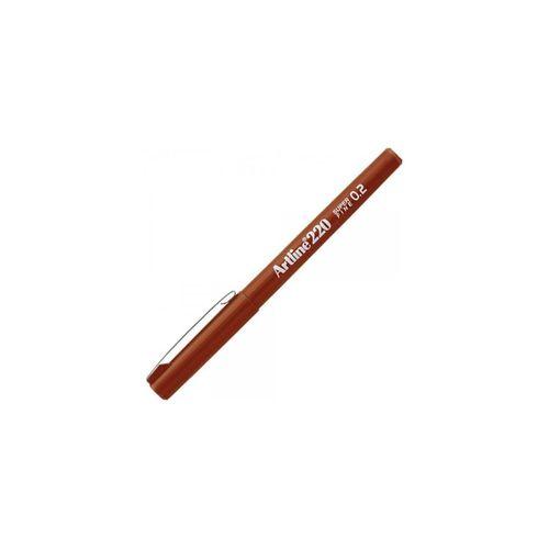 ARTLİNE 220N SUPER FİNE WRİTİNG PEN BROWN ( Kahverengi )