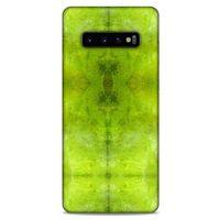 Mermer Desenli (31) Tema TPU Kılıf Fıstık Yeşili Samsung Galaxy S10 Plus Kılıf