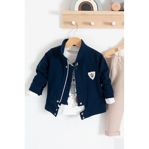 We Are Ceketli 3'lü % 100 Pamuk Erkek Bebek Takımı