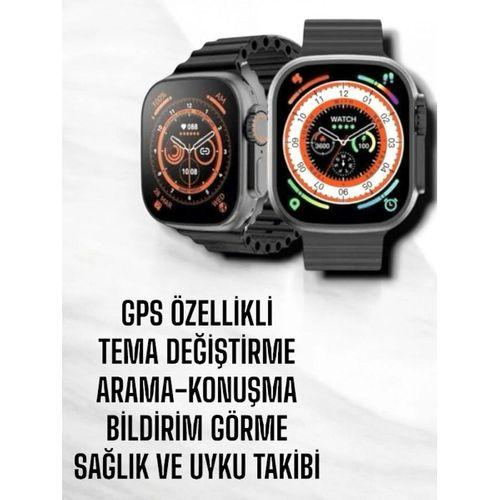 Yeni Nesil Ultra Akıllı Saat Titreşimli, Uyku & Sağlık Takibi, Çift Kordon