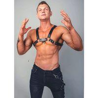 Göğüs Üzeri Seksi Deri Erkek  Harness - Brfm52